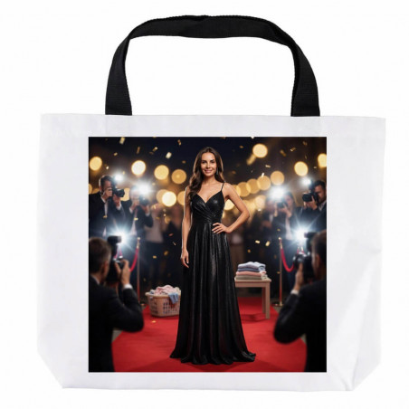 Borsa da spiaggia personalizzata effetto mamma star del cinema