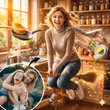 Trasforma la tua foto con la nostra IA per un effetto mamma magica