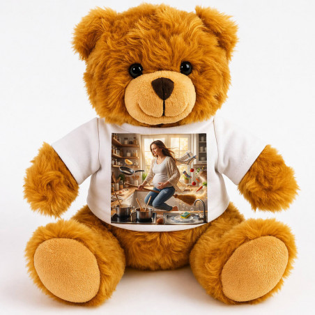 Orsacchiotto di peluche personalizzato effetto mamma magica
