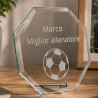 Cornice in vetro originale personalizzata “Miglior allenatore”