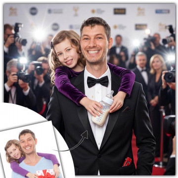Quadro papà star di Hollywood