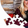 Dettaglio del puzzle cuore personalizzato