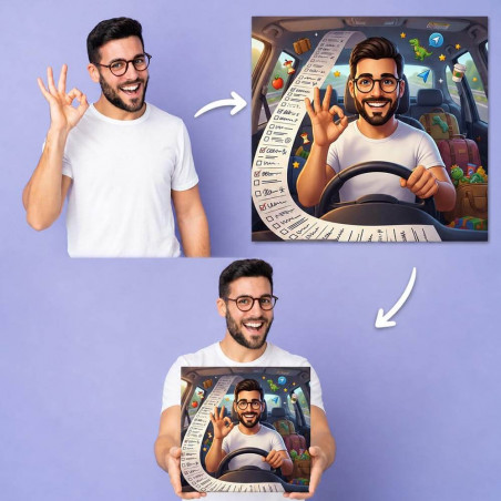 Quadro papà pilota del quotidiano