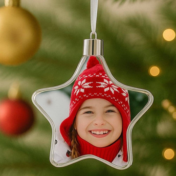 Stella di Natale con foto