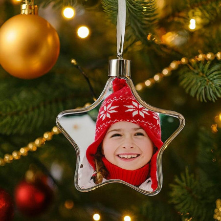 Stella di Natale con foto