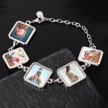 Bracciale 5 foto personalizzato
