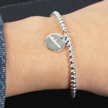 Bracciale inciso argento