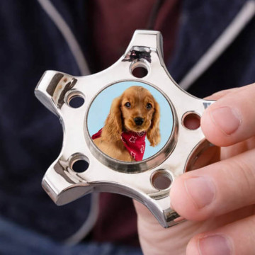 Hand spinner pentagono foto