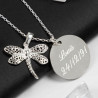 Collana libellula incisa