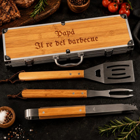 Cofanetto barbecue inciso