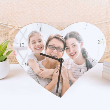 Orologio cuore con foto