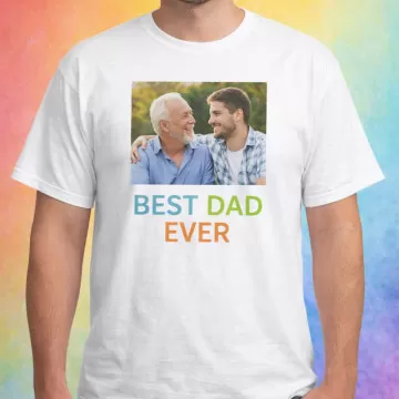 T-shirt uomo con foto personalizzata