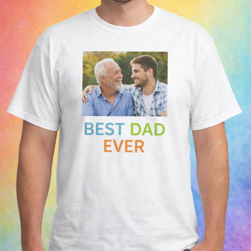 T-shirt uomo con foto personalizzata