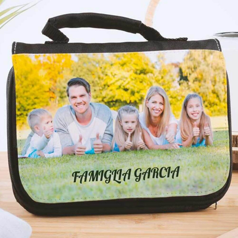 Beauty case con foto personalizzata