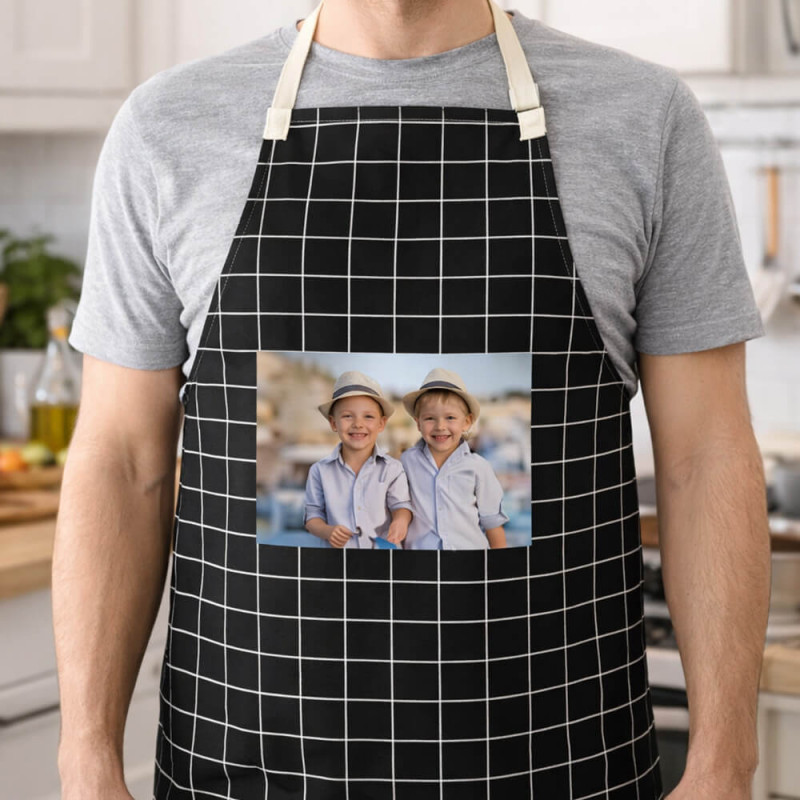 Grembiule cucina con foto personalizzata
