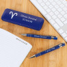 Set penne blu personalizzato