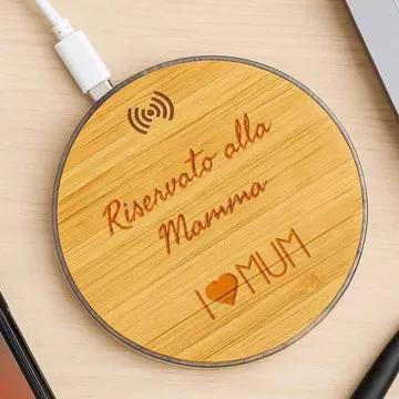 Caricatore wireless bamboo