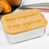 Lunch box bamboo incisa