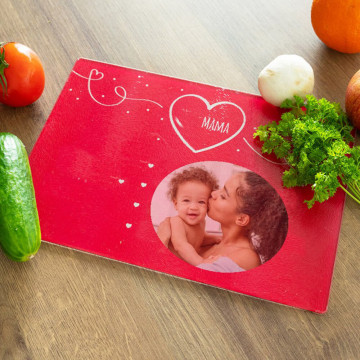 Tagliere vetro personalizzato