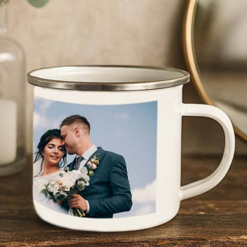 Tazza vintage smaltata