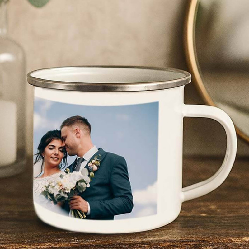 Tazza vintage smaltata