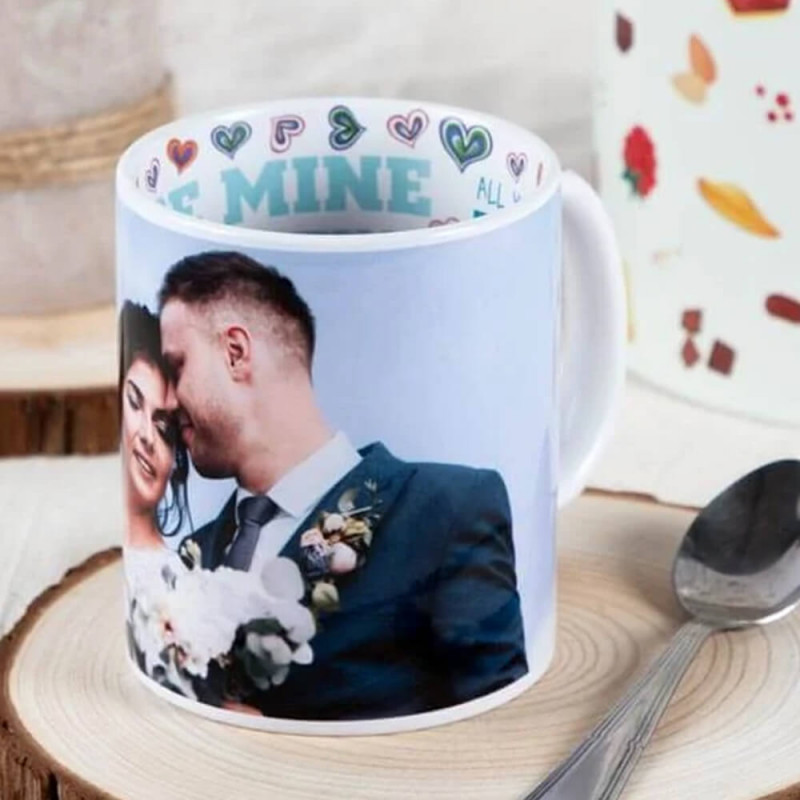 Tazza romantica con foto