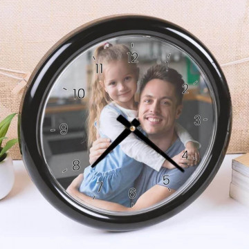 Orologio rotondo con foto
