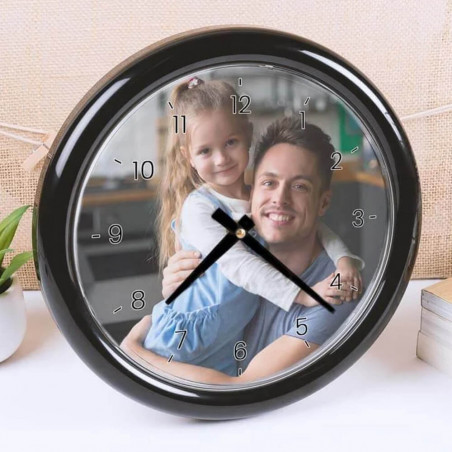 Orologio rotondo con foto