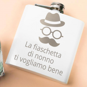 Fiaschetta bianca incisa