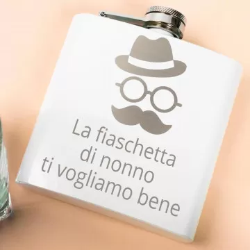 Fiaschetta bianca incisa