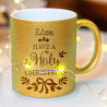 Tazza dorata personalizzata
