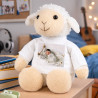 Peluche agnellino con foto