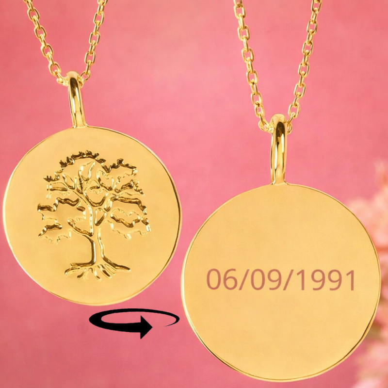 Collana albero della vita placcata oro