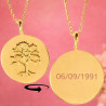 Collana albero della vita placcata oro