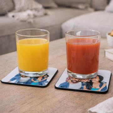 Sottobicchiere flessibile con foto