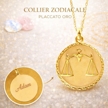 Collana segno zodiacale placcata oro