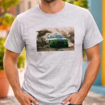 T-shirt grigia personalizzata con foto
