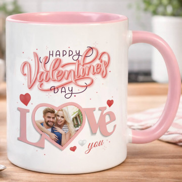 Tazza rosa personalizzata