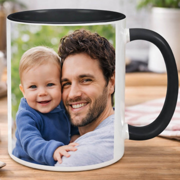 Tazza nera personalizzata