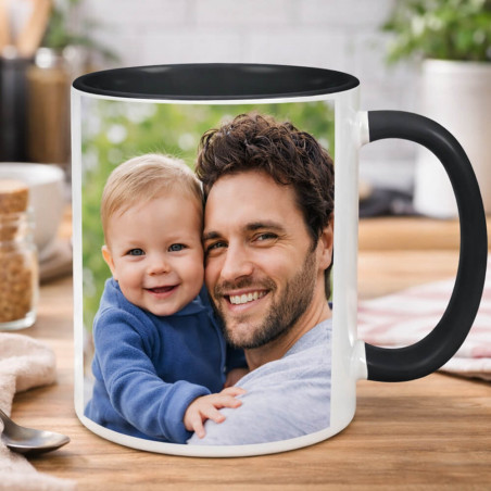 Tazza nera personalizzata