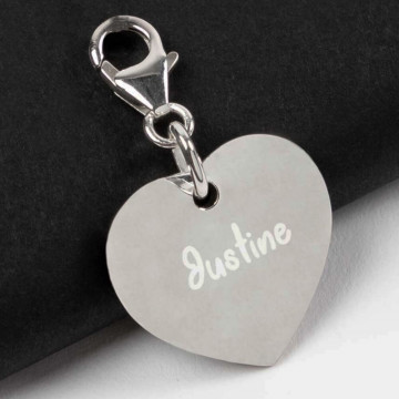 Ciondolo cuore con clip