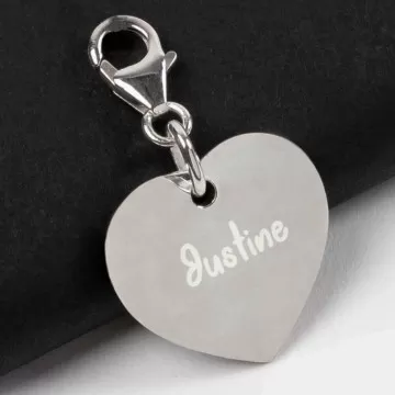 Ciondolo cuore con clip