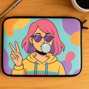 Custodia per laptop personalizzata con foto