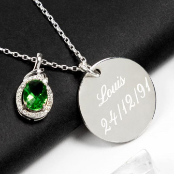 Collana peridoto personalizzata