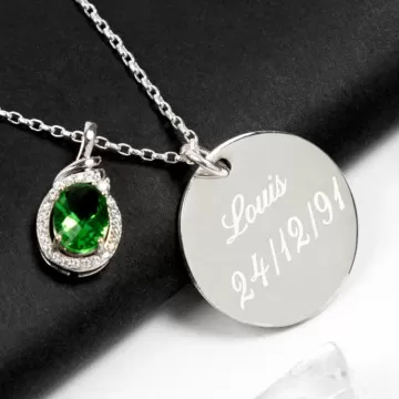 Collana peridoto personalizzata