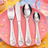 Set di posate principessa personalizzato per bambini