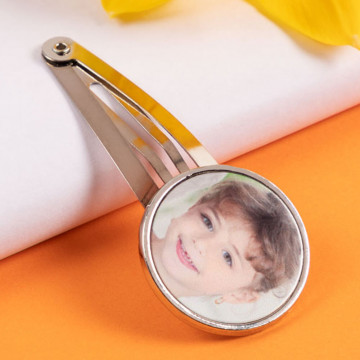 Fermaglio per capelli personalizzato con foto