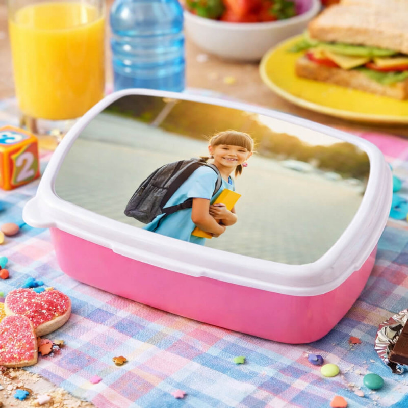 Portapranzo rosa personalizzato