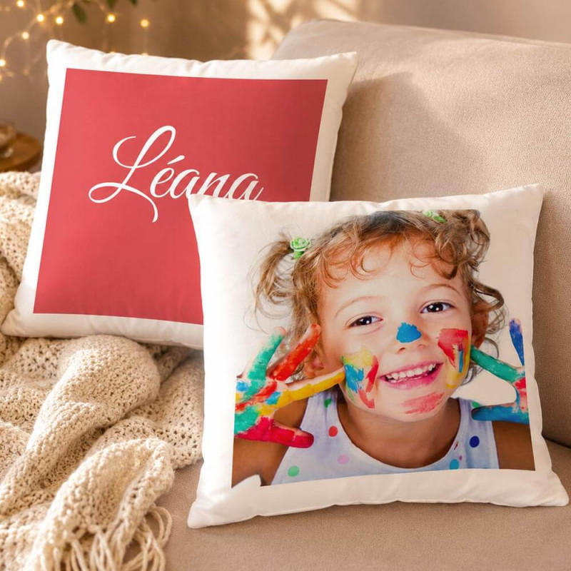 Cuscino personalizzato fronte retro