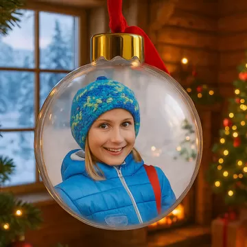 Pallina di Natale con foto